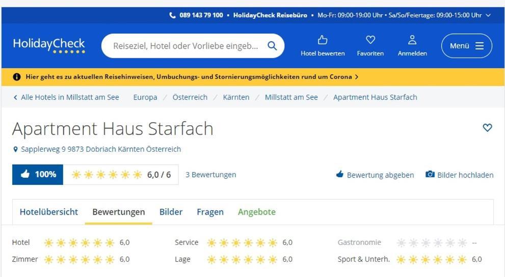 Apartment Haus Starfach Döbriach Екстериор снимка